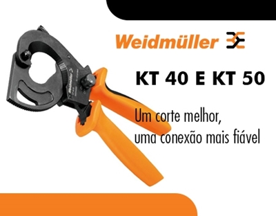 As novas ferramentas KT 40 & KT 50  da Weidmuller