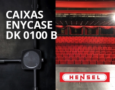 Caixas Hensel ENYCASE DK 0100 B - em PRETO