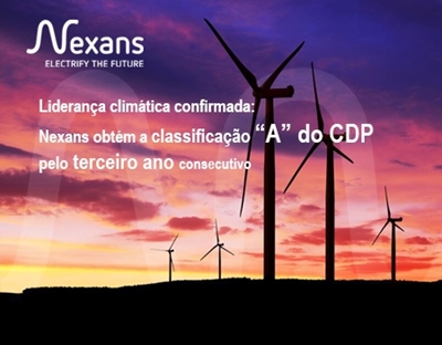 Nexans obtém a classificação “A” do CDP