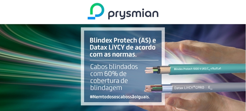 Soluções de cabos blindados da Prysmian Group